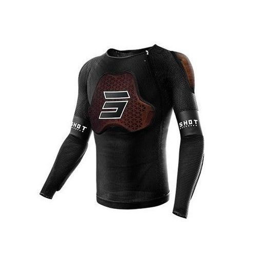 PROTECTIVE VEST SHOT RACE D30 A08-22A1-A01-11 CRNI XL