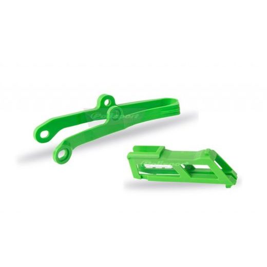 CHAIN GUIDE / SLIDER KIT POLISPORT GREEN 05