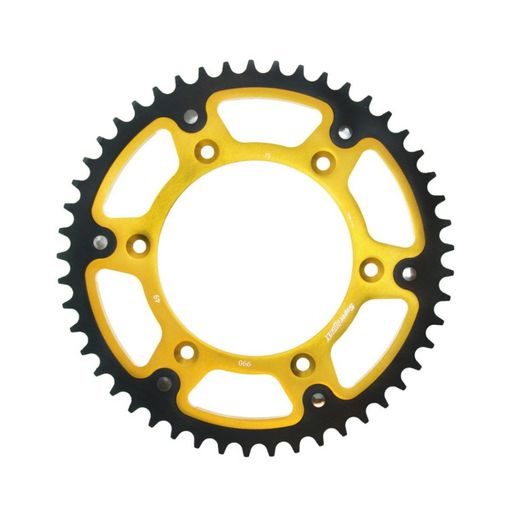 REAR SPROCKET SUPERSPROX STEALTH RST-990:49-GLD ZLATO 49T, 520