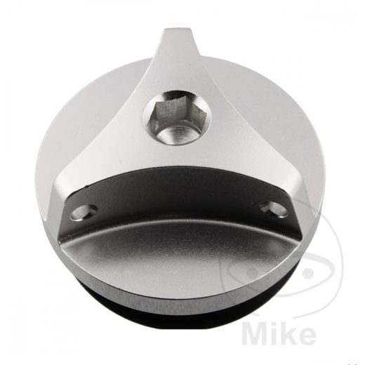 OIL FILLER CAP PRO BOLT ALUMINIUM SILVER