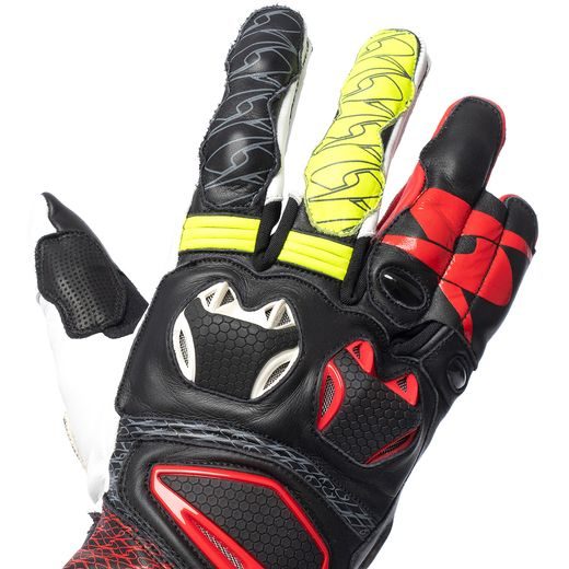 SPYKE TECH PRO CRNO-BIJELO-FLUO CRVENE