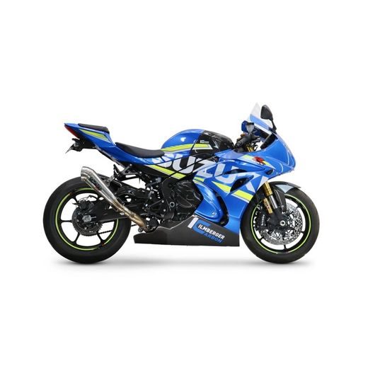 SLIP-ON EXHAUST GPR POWERCONE EVO E5.S.198.PCEV BRUSHED STAINLESS STEEL INCLUDING REMOVABLE DB KILLER AND LINK PIPE