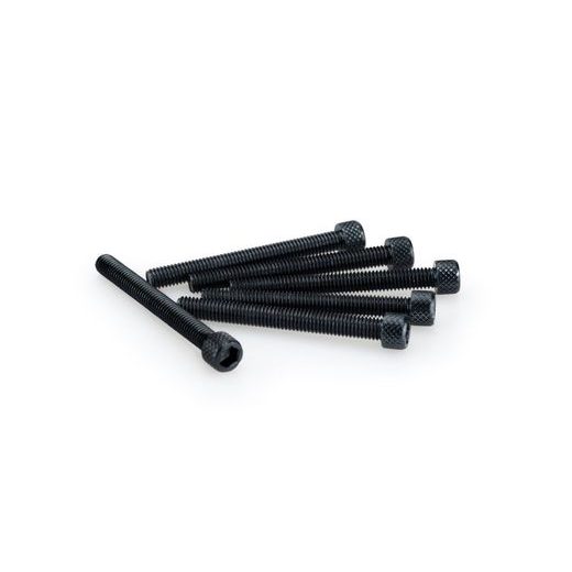 SCREWS PUIG ANODIZED 0446N CRNI M6 X 55MM (6PCS)