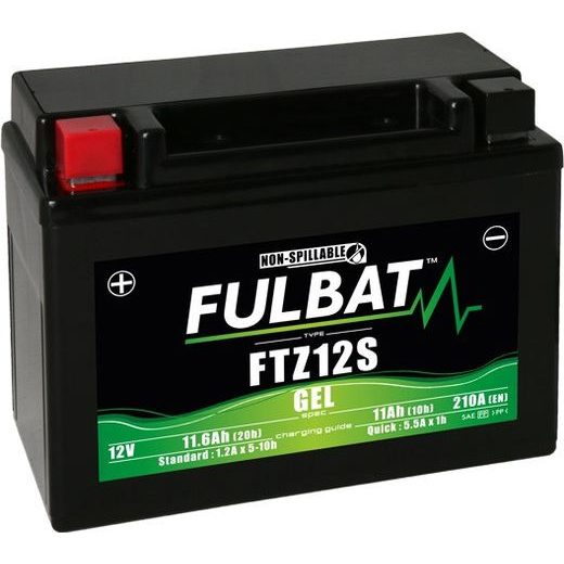 GEL BATTERY FULBAT FTZ12S (YTZ12S)