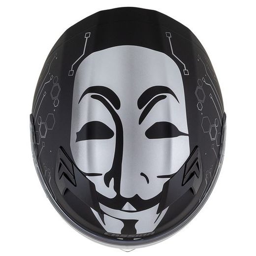 FULL FACE HELMET CASSIDA INTEGRAL 3.0 HACK MATT BLACK /SILVER M