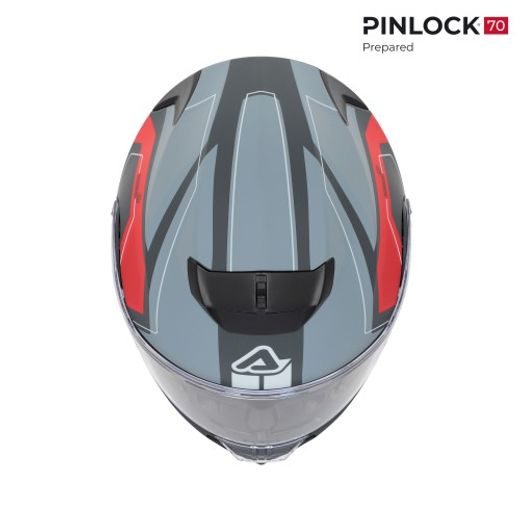 KACIGA ACERBIS SEREL 2206 GREY/RED