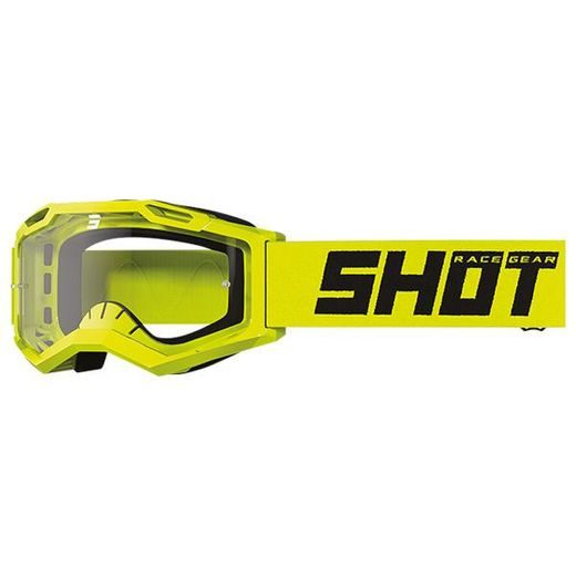 GOGGLES SHOT ASSAULT 2.0 SOLID A09-29B1-C08 NEON YELLOW GLOSSY