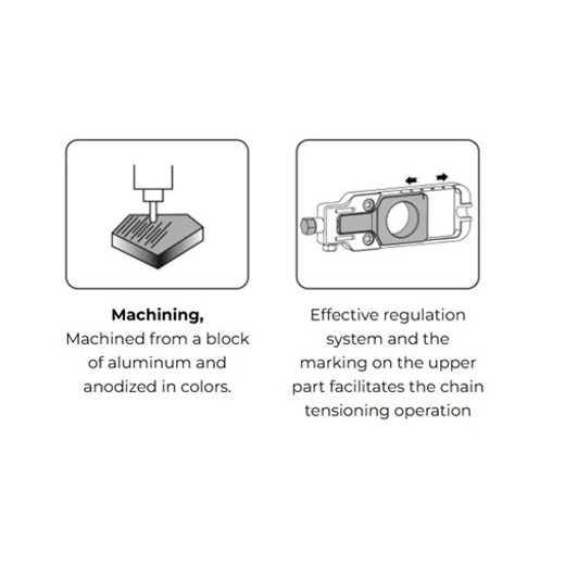 CHAIN TENSIONER PUIG 21038L PURPLE