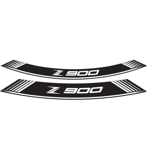 RIM STRIP PUIG Z900 9291B WHITE SET OF 8 RIM STRIPS