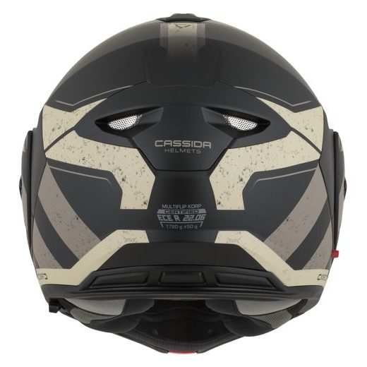 FULL FACE HELMET CASSIDA MULTIFLIP KORP BLACK MATT/SAND/KHAKI S
