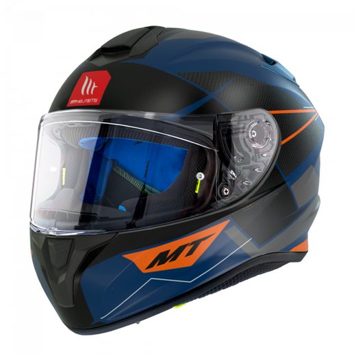 HELMET MT HELMETS TARGO PODIUM MATT BLUE M