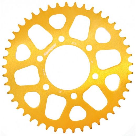 REAR ALU SPROCKET SUPERSPROX RAL-478:45-GLD ZLATO 45T, 520
