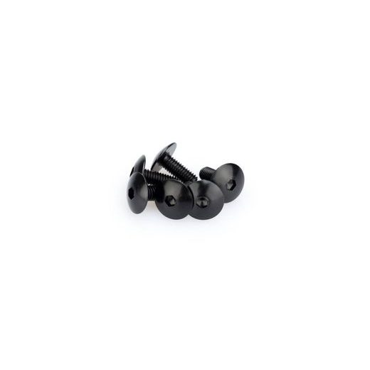 SCREWS PUIG ANODIZED 0611N CRNI M6 X 15MM (6PCS)