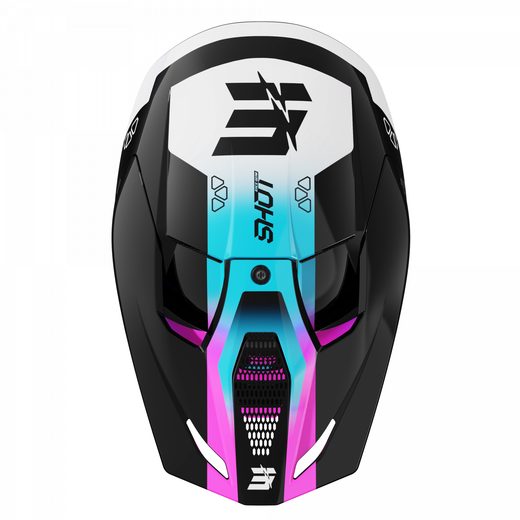 HELMET SHOT FURIOUS KID ROCKET A04-21OC-DK2 PINK GLOSSY YS
