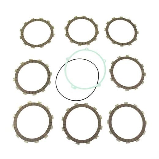 FRICTION PLATES KIT WITH CLUTCH COVER GASKET ATHENA P40230012