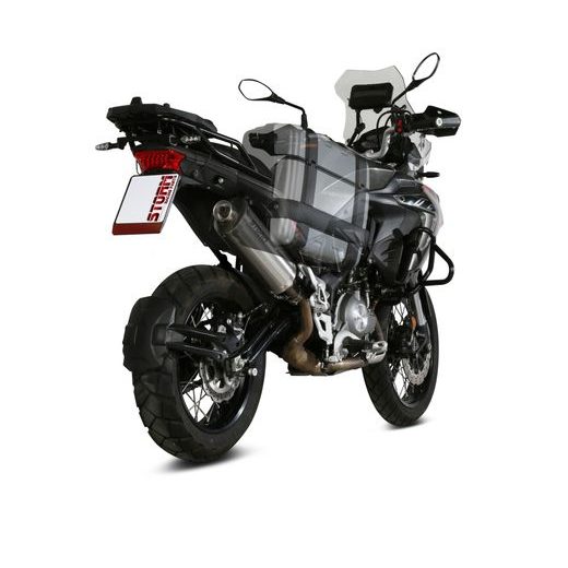 SILENCER STORM OVAL E.004.LX2 STAINLESS STEEL