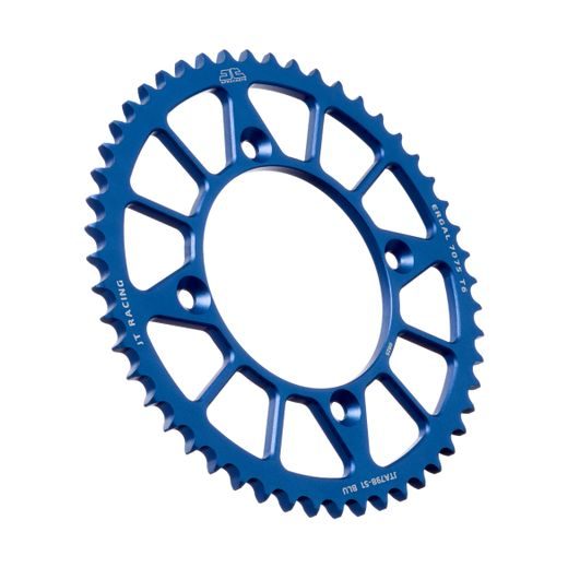REAR ALU SPROCKET JT JTA 798-47BLU 47T, 428 PLAVI