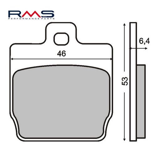 DISK PLOČICE RMS 225100280 ORGANIC