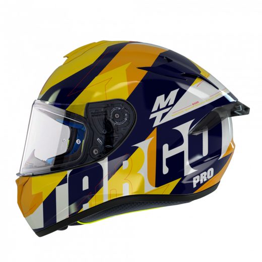 HELMET MT HELMETS TARGO PRO BIGER C7 GLOSS YELLOW XS