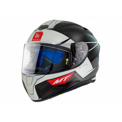 HELMET MT HELMETS TARGO PODIUM MATT PEARL WHITE XS