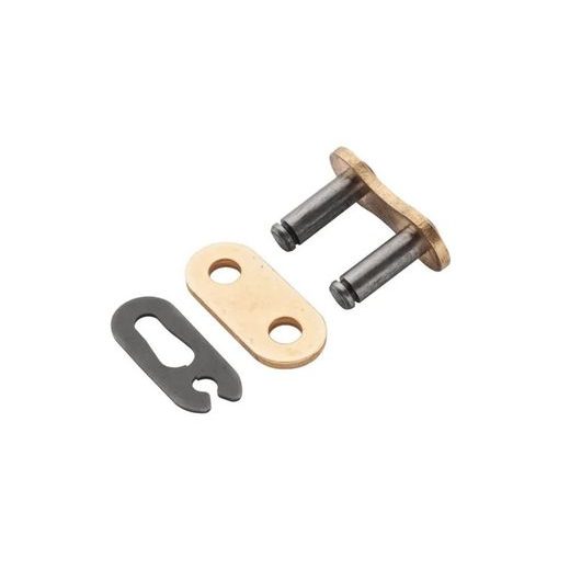 CLIP TYPE CONNECTING LINK D.I.D CHAIN 520DZ2 SDH RJ GOLD/BLACK