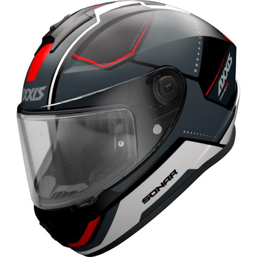 FULL FACE HELMET AXXIS DRAKEN S SONAR MATT FLUOR RED XL