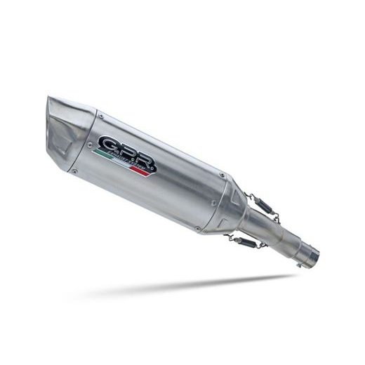 SLIP-ON EXHAUST GPR FURORE EVO4 NERO KT.105.3.FN MATTE BLACK INCLUDING REMOVABLE DB KILLER AND LINK PIPE