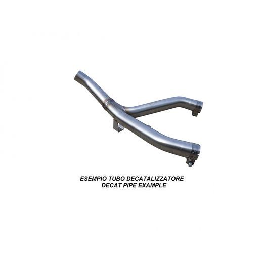 DECAT PIPE GPR D.74.DEC BRUSHED STAINLESS STEEL