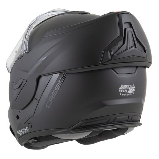FULL FACE HELMET CASSIDA MULTIFLIP SOLID BLACKOUT BLACK MATT/BLACK XL