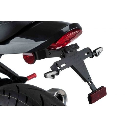 ADJUSTABLE LICENSE SUPPORT PUIG 9597N CRNI