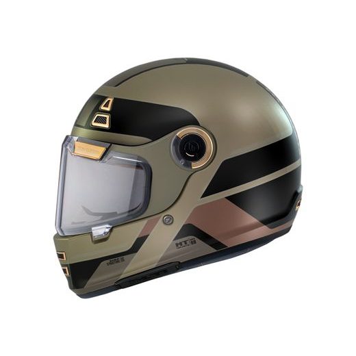 FULL FACE HELMET MT HELMETS JARAMA 68TH C9 MATT GOLD S