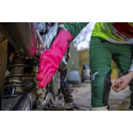 DEEP SCRUBBER GLOVES MUC-OFF 20404 PINK S
