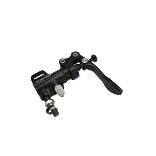 THUMB BRAKE MASTER CYLINDER ACCOSSATO PISTON DIAM. 10.5 MM WITH LONG LEVER, WITHOUT BRACKET