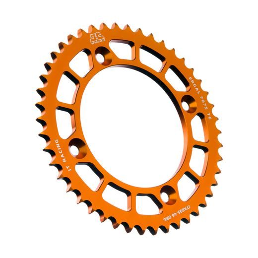 REAR ALU SPROCKET JT JTA 895-46ORG 46T, 428 ORANGE