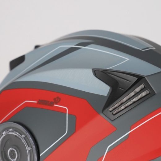 KACIGA ACERBIS SEREL 2206 GREY/RED