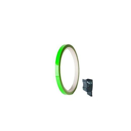 RIM STRIP PUIG 4542V GREEN FLUERESCENT 7MM X 6M (WITH APLICATOR)