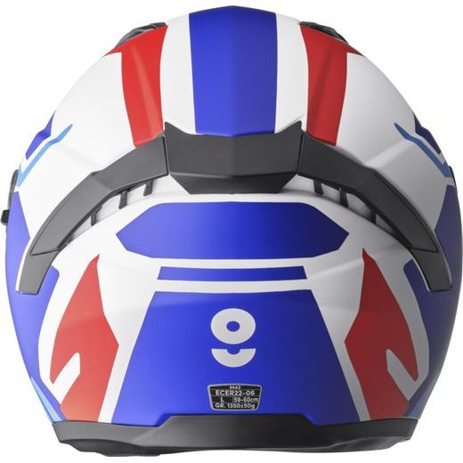 JET HELMET GMS VECTUS ZG11601 BLACK MATT - PETROL - RED XS