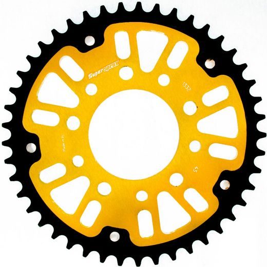 CHAIN KIT EK - SILVER CHAIN 525 SRO, O-RING, CHK FRONT SPROCKET JT CHK RUBBER CUSHIONED, CHK REAR SPROCKET SUPERSPROX STEALTH FOR HONDA XRV 750 AFRICA TWIN 1993-2003