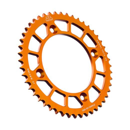 REAR ALU SPROCKET JT JTA 895-48ORG 48T, 428 ORANGE
