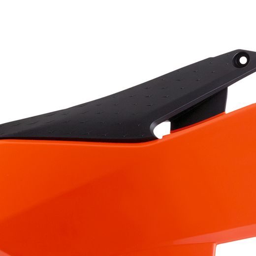 RADIATOR SCOOPS POLISPORT 8506100001 ORANGE / BLACK