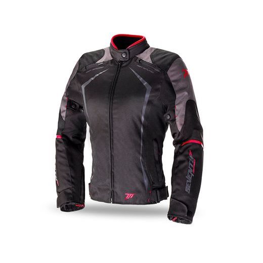 JACKET SEVENTY DEGREES 70° SD-JR49 BLACK/RED XS