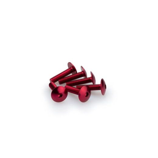 SCREWS PUIG ANODIZED 0689R CRVEN M6 X 25MM (6PCS)