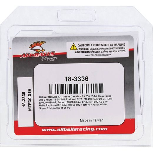 CALIPER REBUILD KIT ALL BALLS RACING CRK18-3336