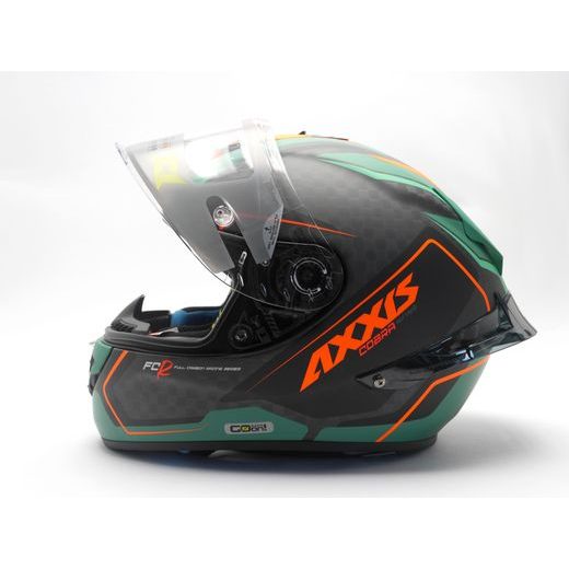 FULL FACE HELMET AXXIS COBRA RAGE A16 MATT GREEN L
