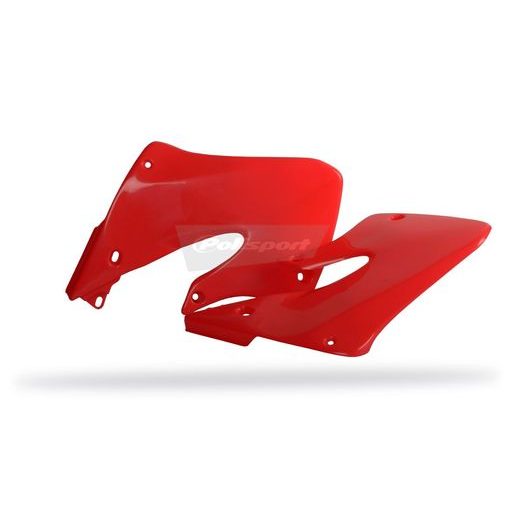 RADIATOR SCOOPS POLISPORT 8417000003 (PAIR) FLUO RED