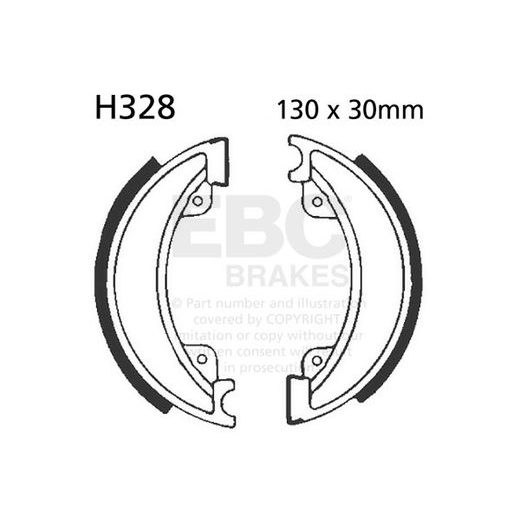 BRAKE SHOE SET EBC H328