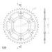 REAR SPROCKET SUPERSPROX STEALTH RST-735:42-GLD ZLATO 42T, 520