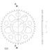 REAR ALU SPROCKET SUPERSPROX RAL-7092:44-BLK CRNI 44T, 525