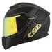 FULL FACE HELMET CASSIDA INTEGRAL GT 2.1 FLASH MATT BLACK/ METALLIC GOLD/ DARK GREY 2XL