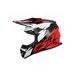 MOTOCROSS HELMET CASSIDA CROSS CUP TWO RED/ WHITE/ BLACK XS